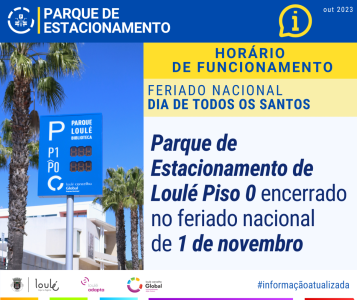 PARQUE DE ESTACIONAMENTO - FERIADO NACIONAL DIA DE TODOS OS SANTOS | LOULÉ CONCELHO GLOBAL