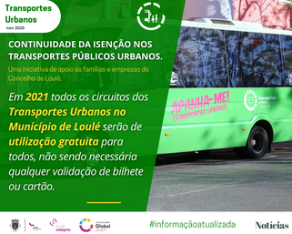 Informação Transportes Urbanos Municipio de Loulé